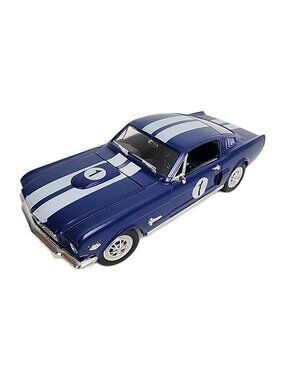 MIRA DIECAST GOLDEN LINE 1:18 Scale Ford Mustang 1964 Die Cast Blue Car Rare